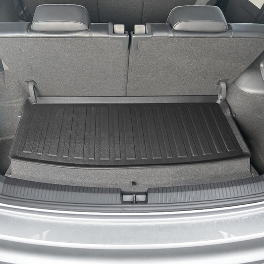 Premium Cargo Liner for Volkswagen Tiguan 7 Seat Model - Custom Fit Car Trunk Mat - All-Season Black Cargo Mat - 3D Shaped Laser Measured Trunk Liners