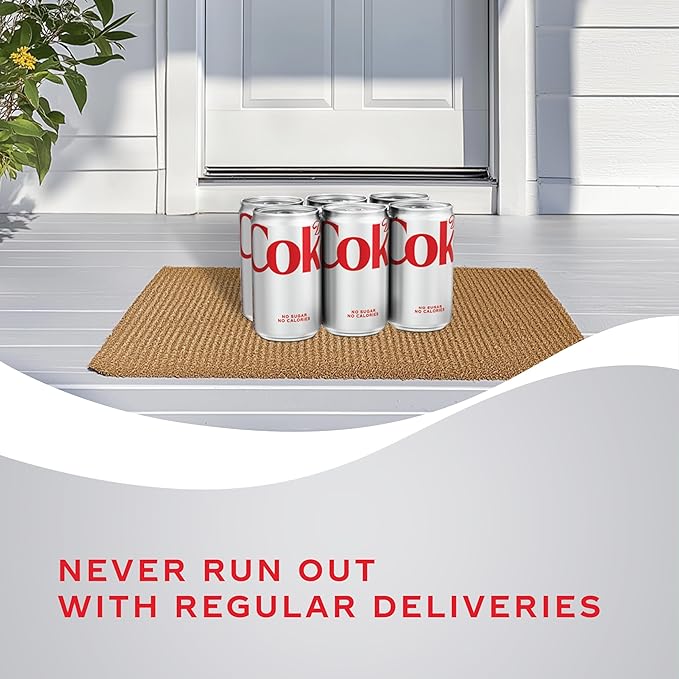 Diet Coke Soda Soft Drinks, 7.5 fl oz Cans, 6 Pack - Mini Soda Cans, Diet Cola