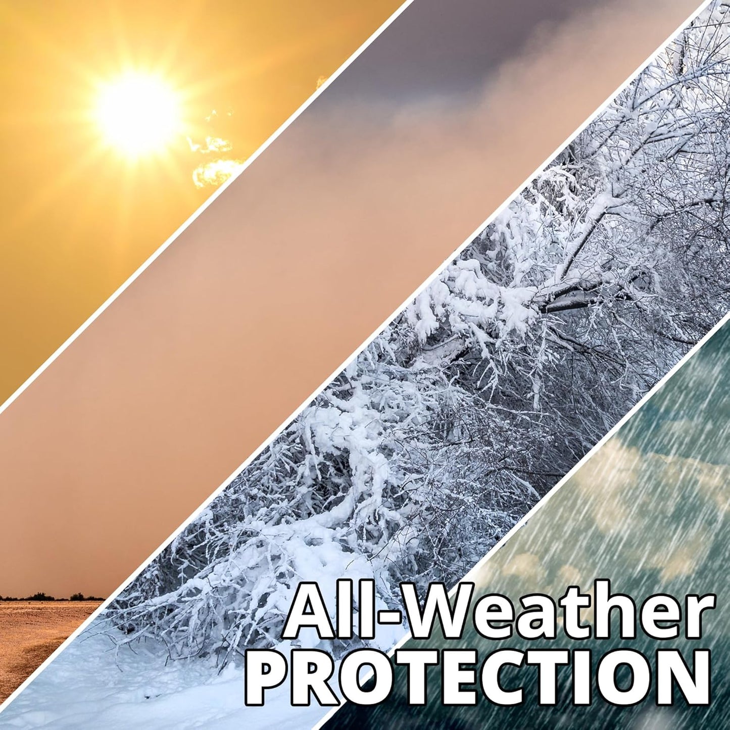 Car Covers Weatherproof Max Truck Cover & Warranty Compatible with Ford 1984-1998 F-150 Regular Cab, 6.5 with Camper Shell– Outdoor Cover, Prevents Theft with Cable Lock