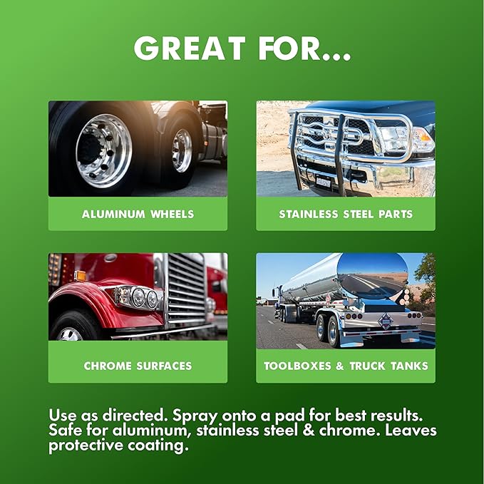 AlumABull Aluminum Wheel Cleaner & Polish - Restores Shine, Removes Tarnish & Oxidation, Protects Aluminum, Stainless Steel & Chrome - Non-Corrosive, Made in the USA