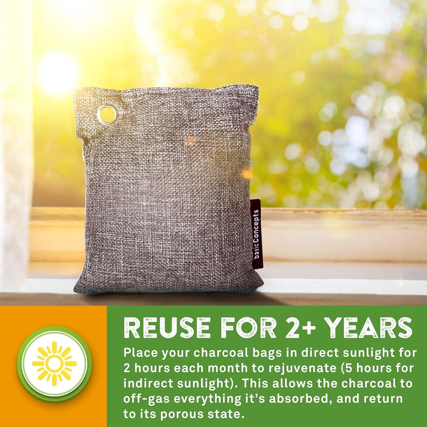 Charcoal Odor Absorber for Strong Odor (Large, 12 Pack, 100g each), Perfect for Smelly Shoes, Bamboo Charcoal Air Purifying Bag, Activated Charcoal Odor Absorber for Closet, Shoe, Car, Odor Deodorizer