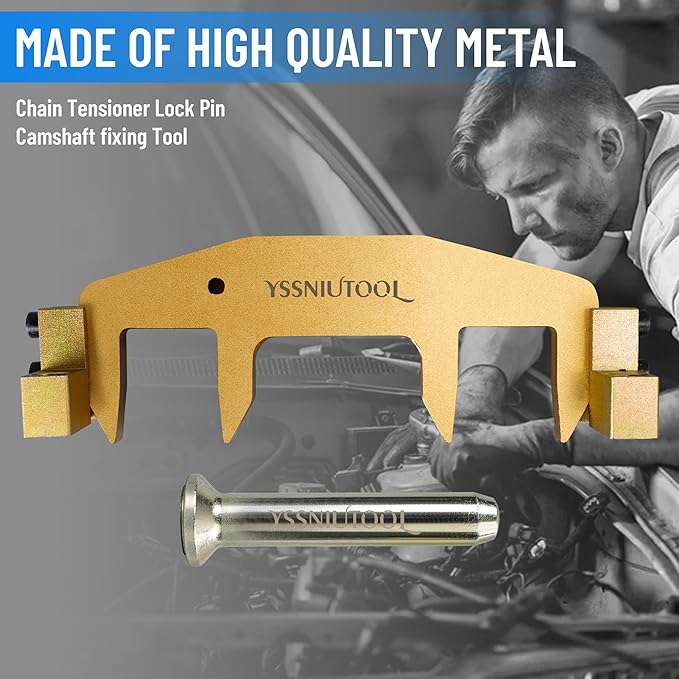 Camshaft Alignment Engine Timing Tool Chain Fixture Tool Kit Compatible with Benz M271 C230 271 203，271589014000, 271589001500, 271589006100, 271589003100