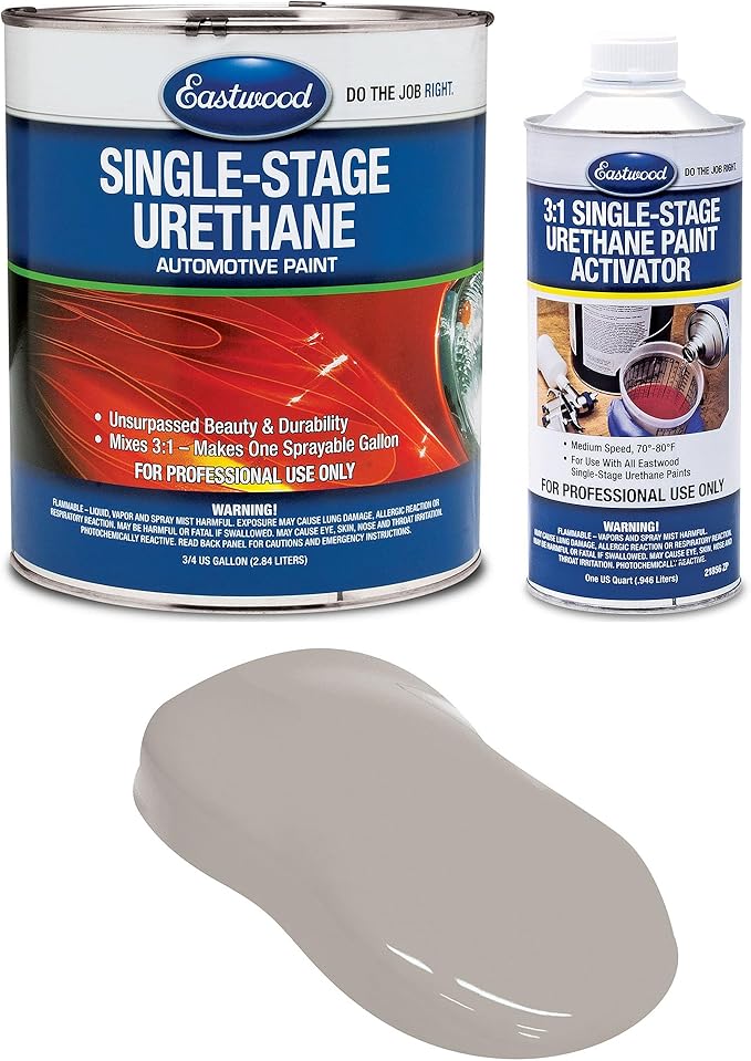 Eastwood 3:1 Destroyer Gray Single Stage Automotive Spray Paint 1 Sprayable Gallon Kit
