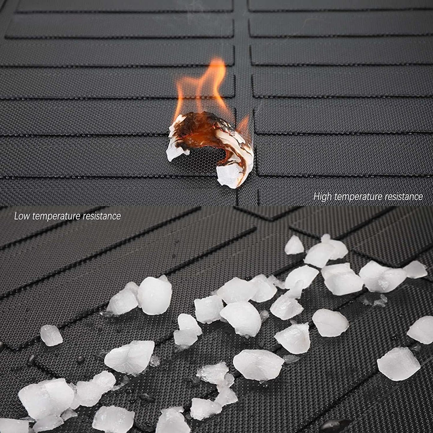 KELCSEECS Floor Mats & Cargo Liner for 2024 2023 2022 2021 2020 2019 2018 Camry(Not Fit AWD & Hybrid) All Weather Car Mats Cargo Mat Trunk Mat Camry Floor Mats Trunk Liner Accessories