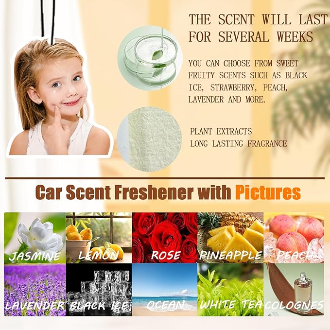 Custom Car Air Freshener with Picture Photo Logo Personalized Double Sided Print Photo/Logo With Scents Freshener Cute Air Freshener with Picture Dog Portrait Anniversary (Crop)