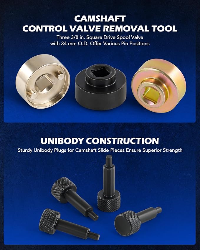 Orion Motor Tech Engine Timing Tool Set Compatible with Audi VW VAG 1.8 2.0 TSI/TFSI EA888 T10355 T10060A T10352 T10368 T40011 T40196 T40267 Camshaft Belt Drive Locking Alignment Timing Tool Kit