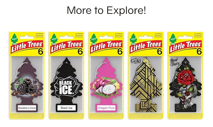 LITTLE TREES Car Air Freshener | Hanging Tree Provides Long Lasting Scent for Auto and Home | Supernova, 24 Air Fresheners
