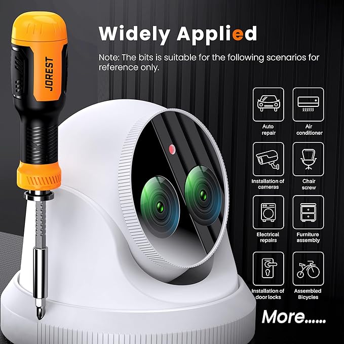 Jorest 25 in 1 Multibit Screwdriver Set, Dad Mens Gifts for Christmas, Mens Tool Stocking Suffers Gifts for Men, Magnetic Multitool Screwdriver Tool All in One