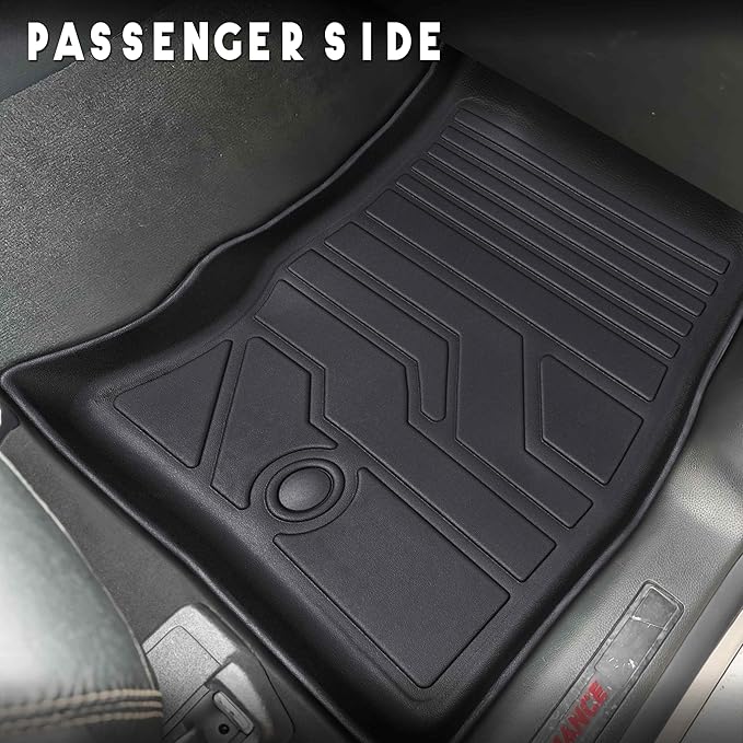 KARPAL Floor Mats Fit for 2020-2026 Ford Explorer 6 & 7 Seats, 3D Custom Fit 1st & 2nd Row Liner, TPE All Weather Floor Liners for Explorer Active/ST-Line/ST/Platinum/XLT