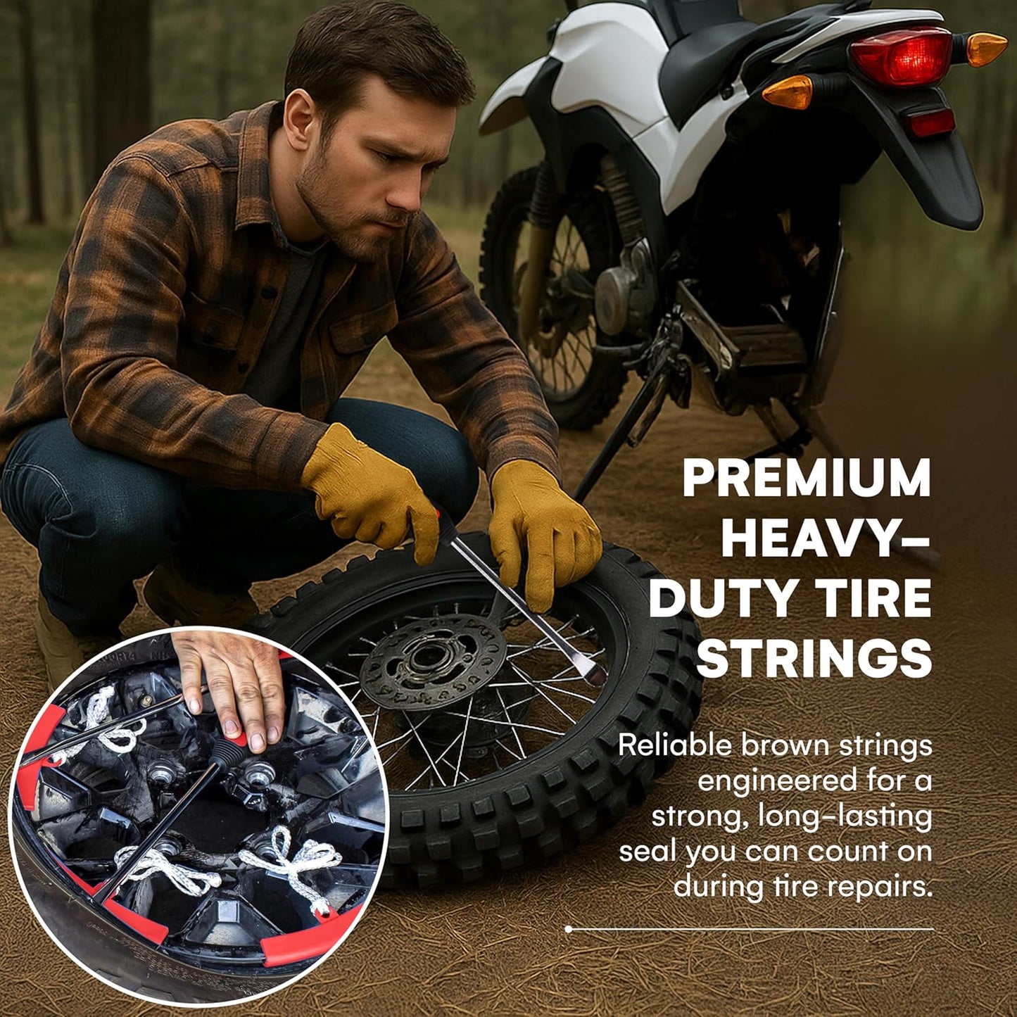 Boulder Tools Tire Spoons - Tire Changing Tool - Motorcycle Tire Spoons - Durable, Easy-to-Use for Safe & Quick Tire Repair - Dirtbike Tire Spoons - Comprehensive Tool Kit