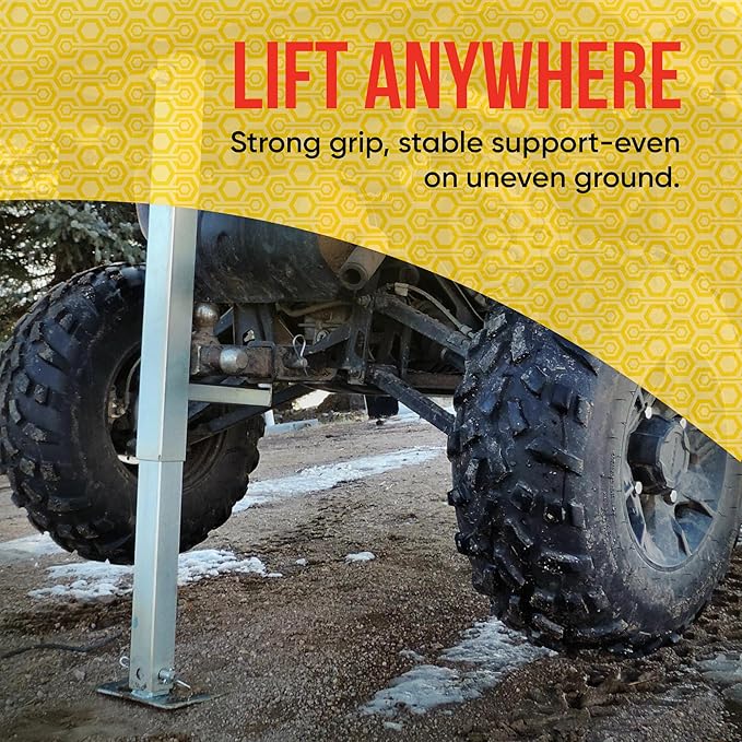 UTV Quick Lift Jack with Sand Foot 2500 Lb Capacity Extended Height U-5500 SF