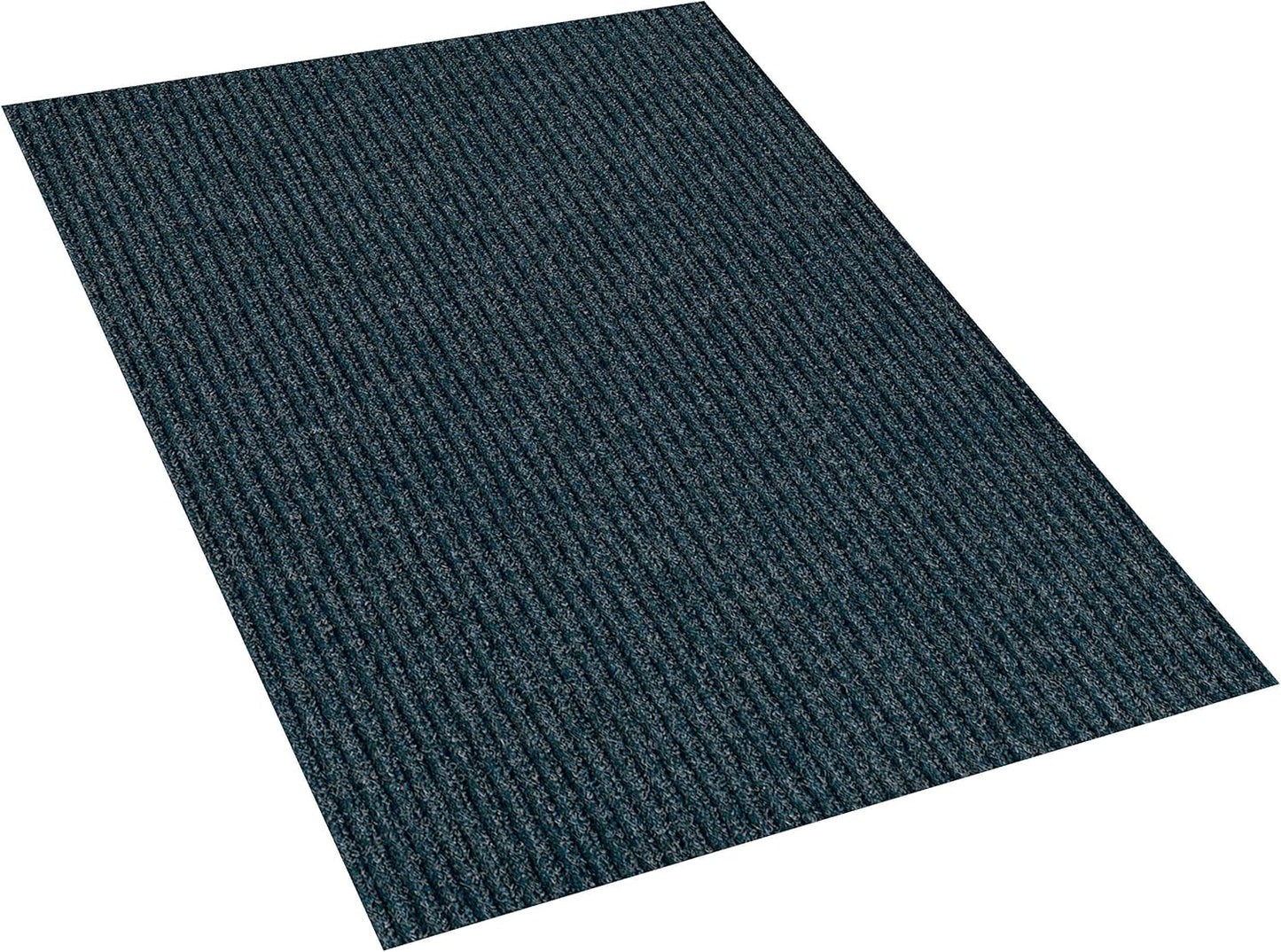 KOECKRITZ Heavy Duty Durable All Weather Indoor/Outdoor Non Slip Entrance Mat Rugs and Runners for Office Business Building Home Garage Front Door (5' x 10', Blue)