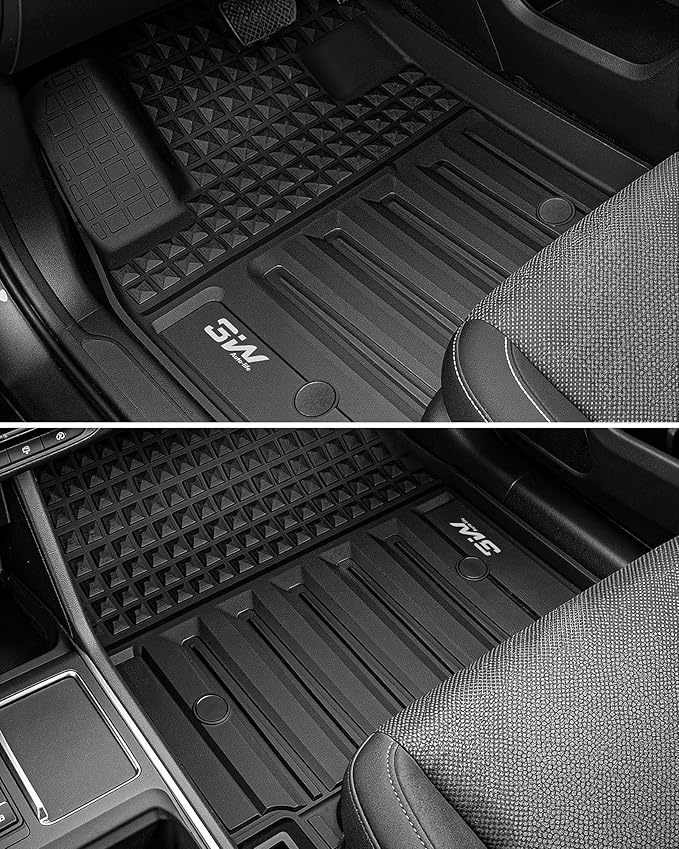 Floor Mats & Cargo Liner for 2024 2025 2026 Honda Prologue & Chevrolet Blazer EV, All Weather Protection Car Mats with Backrest Mat, Back Seat Cover Protector for 2025 Prologue Accessories, Black