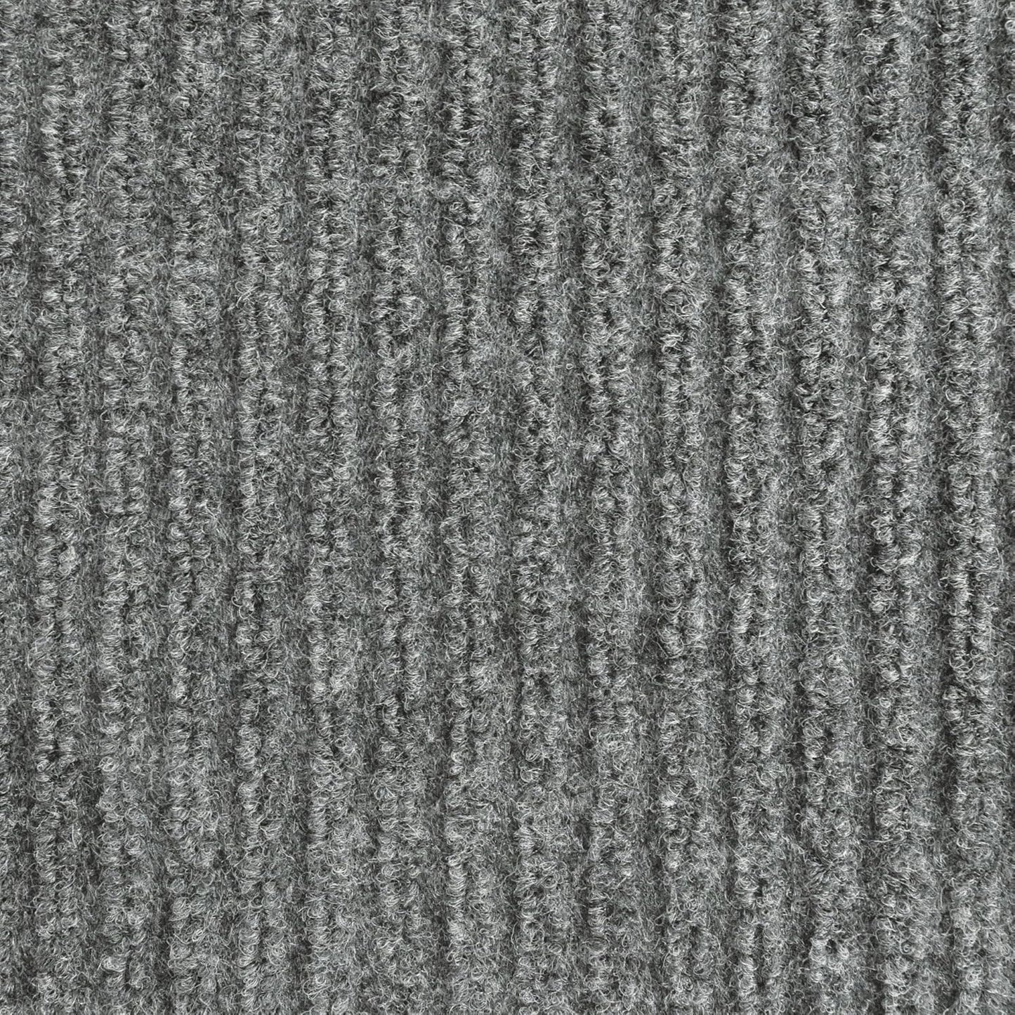 iCustomRug Spartan Weather Warrior Duty Indoor/Outdoor Utility Ribbed in 3ft,4ft,6ft Widths 70 Custom Sizes with Natural Non-Slip Rubber Backing 4'X78' in Grey