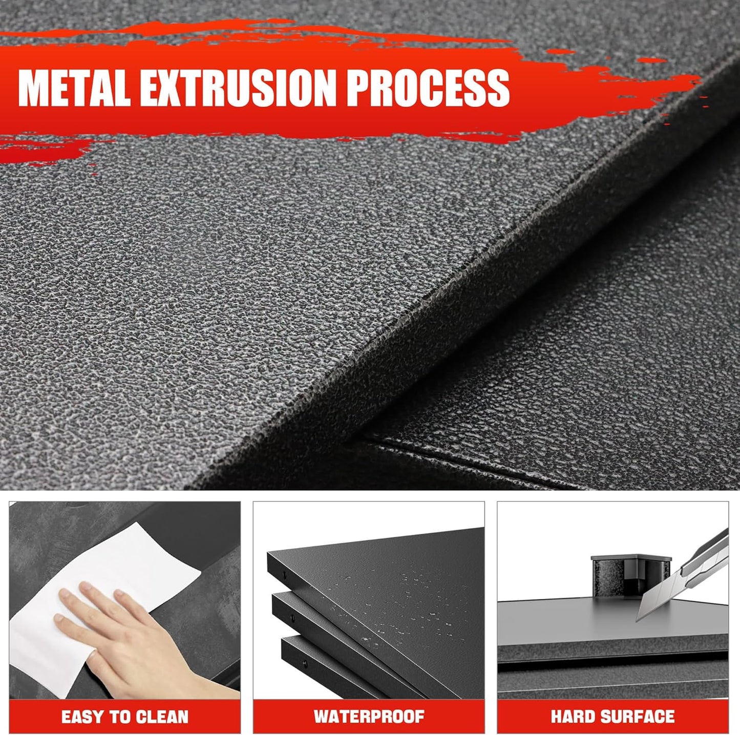 Heavy Duty Shelving – Metal 5 Shelf Storage Unit for Garage Storage, Shelf Organizer for Tools, Equipment, and Household Items, Sturdy Storage Shelves for Any Space 24" D x48 W x72 H（3 pcs）