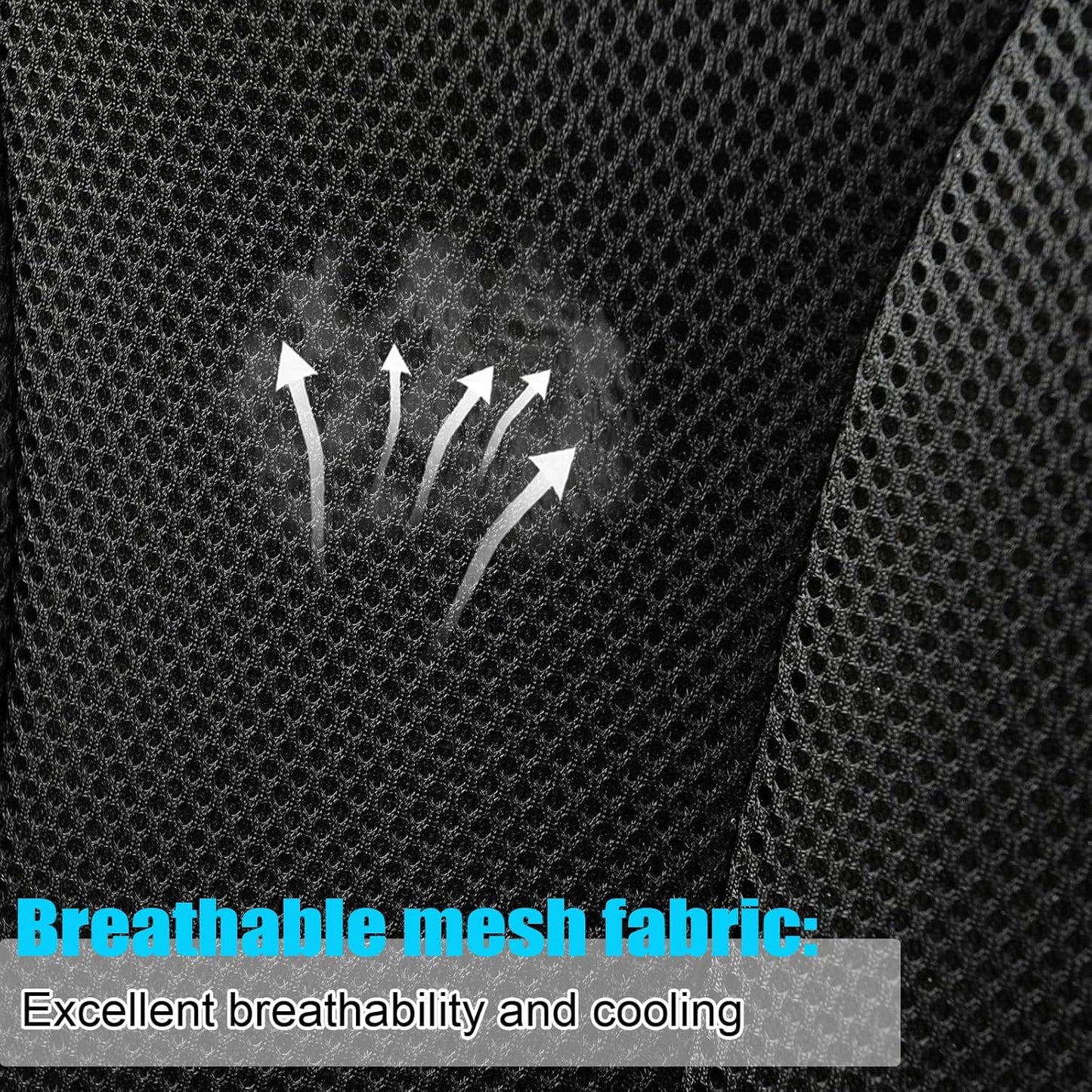 GIANT PANDA Fit Subaru Outback Forester Crosstrek Legacy Impreza Front Car Seat Cover, 3D Air Mesh Breathable Seat Protector, Red+Black（2-Pack