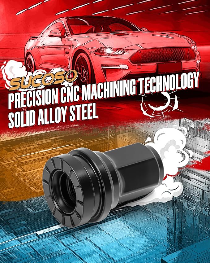 M14x1.5 Lug Nuts For Ford F250 F350 Super Duty, 32pcs 14x1.5 Flat Washer Aftermarket One Piece Design Wheel Lug Nut Replacement HCPZ-1012-B HCPZ-1012-A OEM Steel Nuts, Anti-Rusting Updated Not Swollen