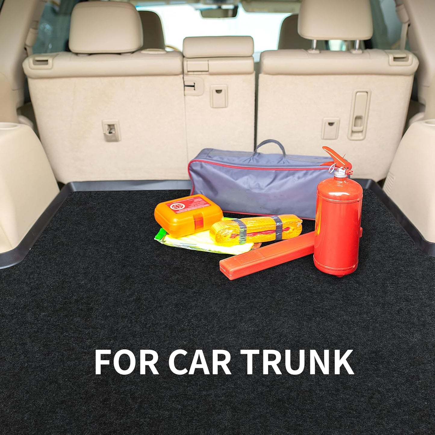 HOMBYS Extra Large Garage Floor Mat for Under Car,Floor Mats for Garage with Rubber Backing,Non Slip Garge Rug,Waterproof Backing Garage Carpet,Motorcycle Absorbent Oil Spill Mat,7'4"x8'4"