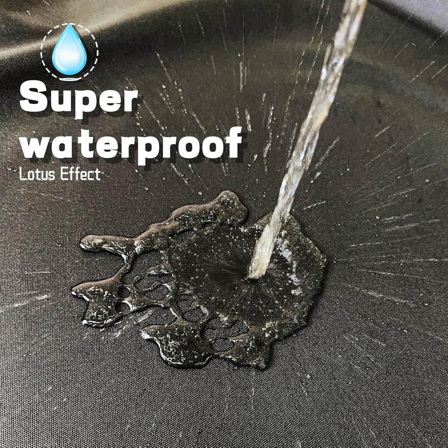 Motorcycle Cover All Season, Outdoor Storage Moped Covers, All-Weather Universal Waterproof Scooter Cover Fits up to 86.6" Motorcycles Vehicle