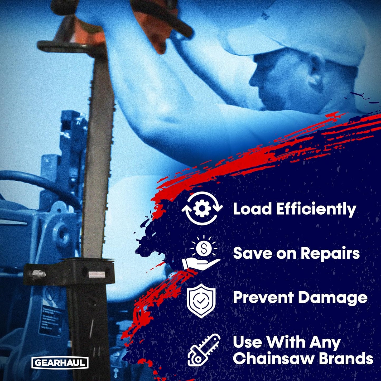 SawHaul Universal Tractor Chainsaw Holder - Made in Kansas USA - Fixed Mount Chainsaw Carrier (36" Green) Compatible w/All Brands