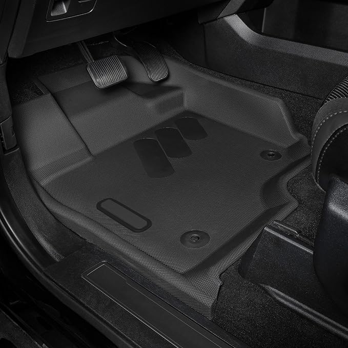 BaseLayer Elite Floor Mats for Ford F150 (2015-2025) SuperCrew and (2022-2025) Lightning - Made in USA – Precision Fit Heavy Duty All-Weather Mats for Raptor, King Ranch, Lariat, Tremor - Front