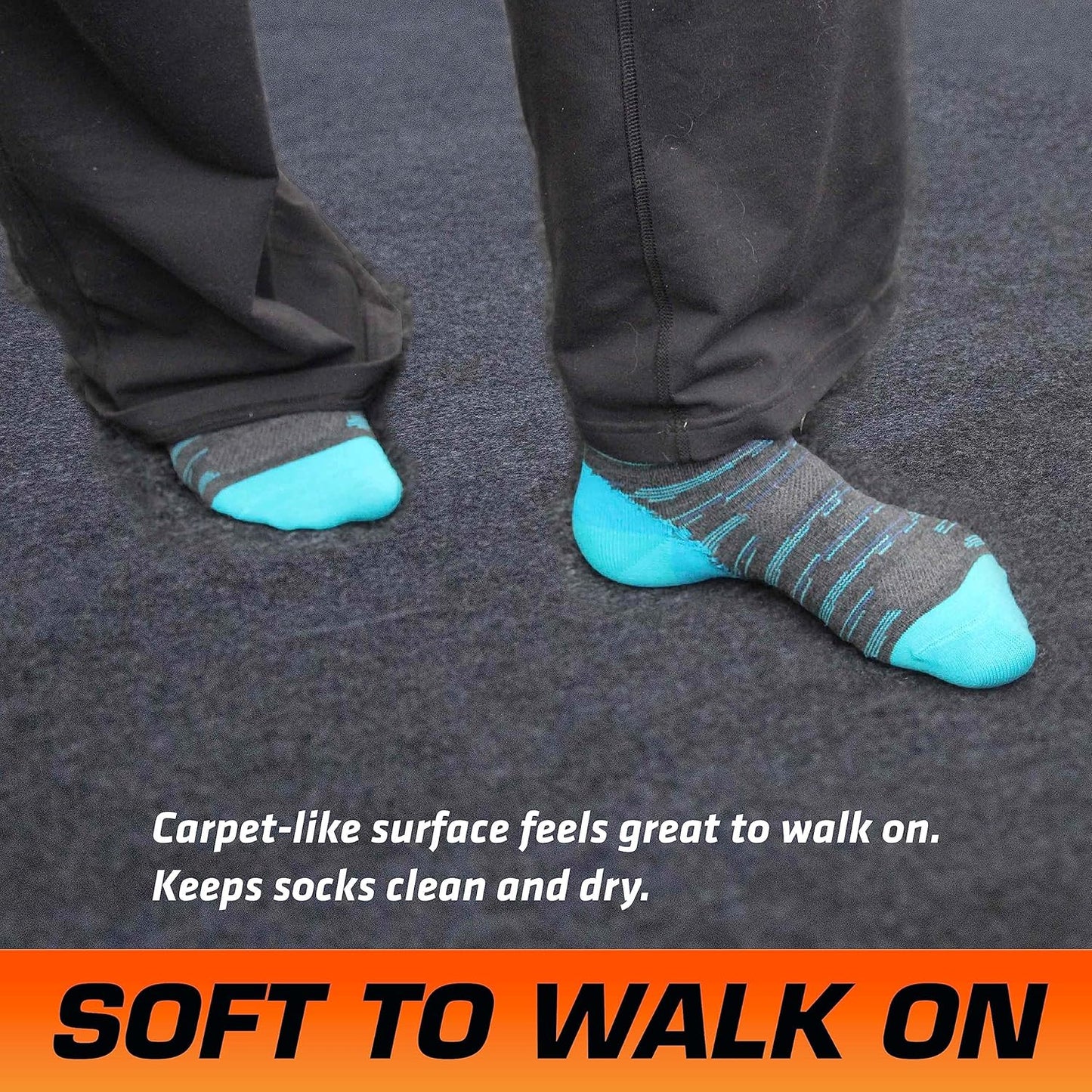 Armor All Garage Floor Runner Mat, (216" x 30"), Protects Surfaces, Transforms Garage, Absorbent, Waterproof, Durable, Trimmable (USA Made) (Charcoal)